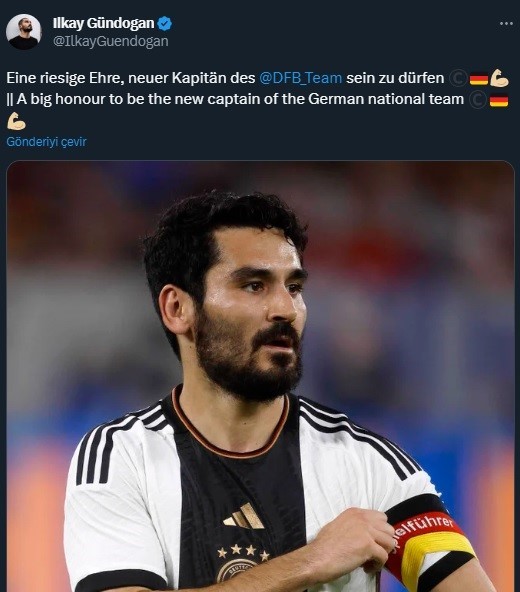 Almanya’nın yeni kaptanı bir Türk