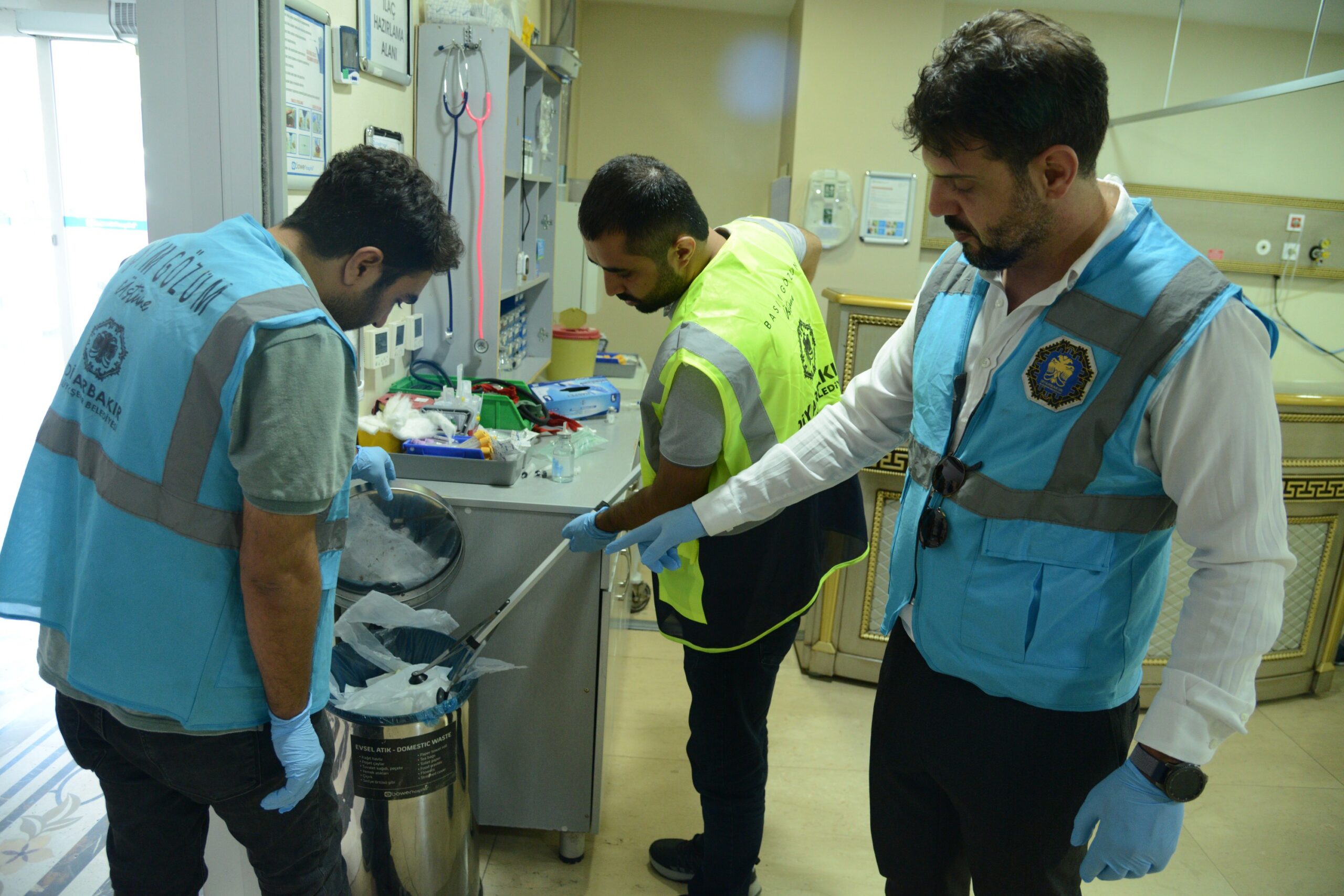 Diyarbakır’daki sağlık kuruluşlarında tıbbi atık denetimi