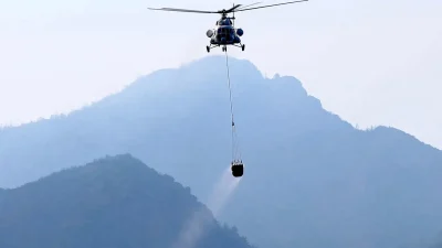 Düşen helikopterdeki personelin cesedine ulaşıldı