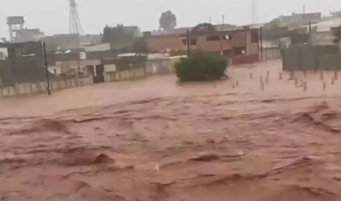 Libya'da meydana gelen sel