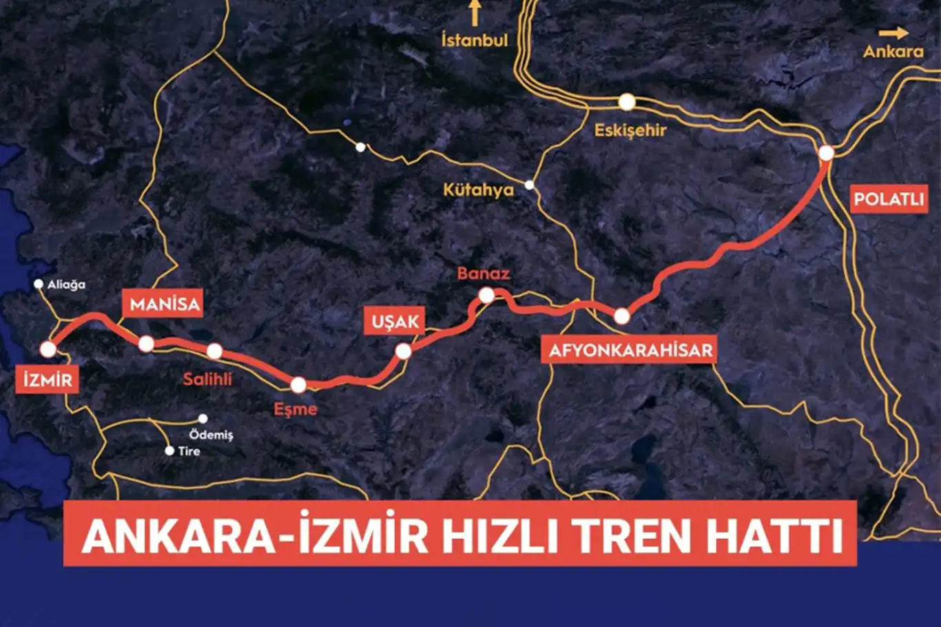 Ankara-İzmir hızlı tren hattı 2027’de hizmete girecek