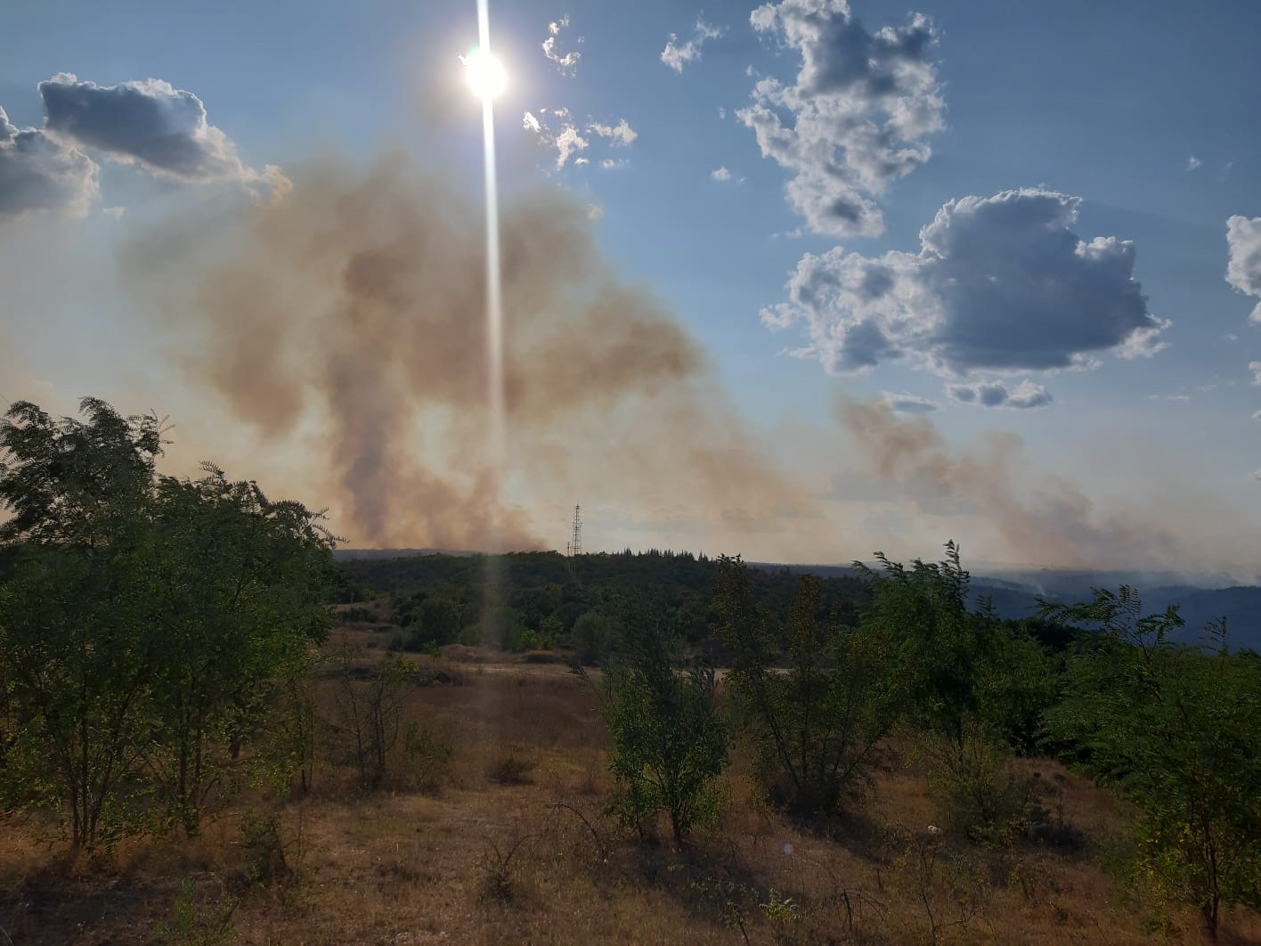 Bulgaristan-Türkiye sınırındaki yangın kontrol altında!