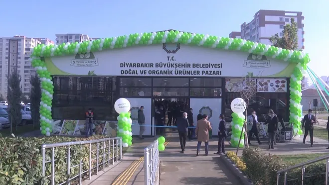 Diyarbakır’da ilk organik ürün pazarı kapandı