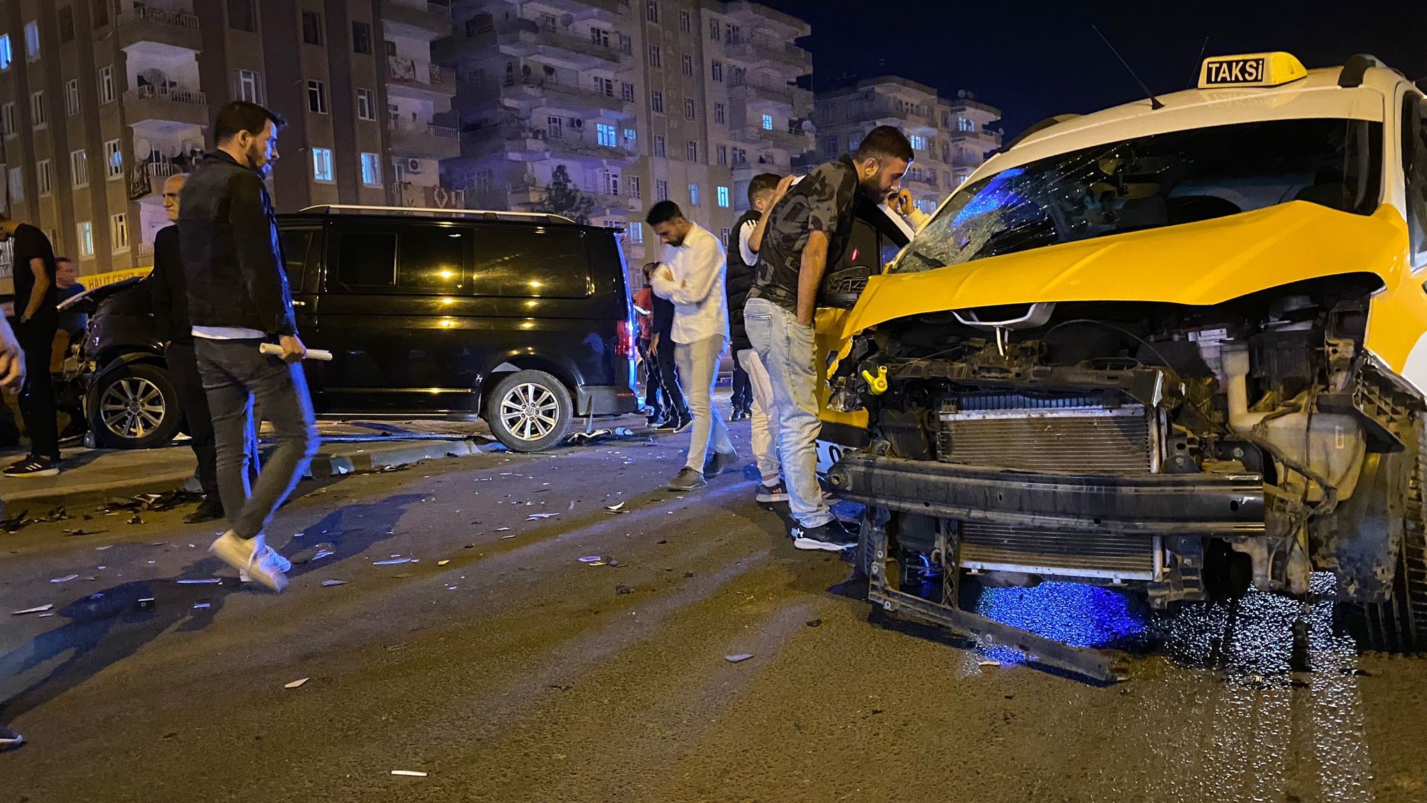  Diyarbakır’da araçlar çarpıştı: 1 yaralı
