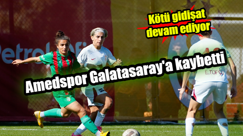 Amedspor Kadın Futbol  takımında kötü gidişat devam ediyor…