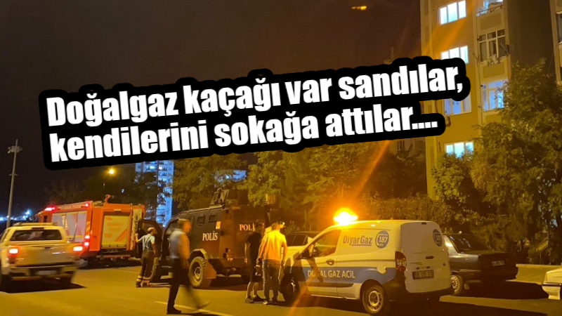  Diyarbakır’da gaz kaçağı sanılan koku vatandaşları sokağa döktü