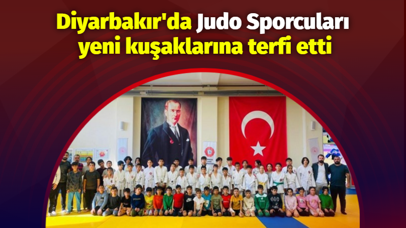 Diyarbakır’da Judo Sporcuları yeni kuşaklarına terfi etti