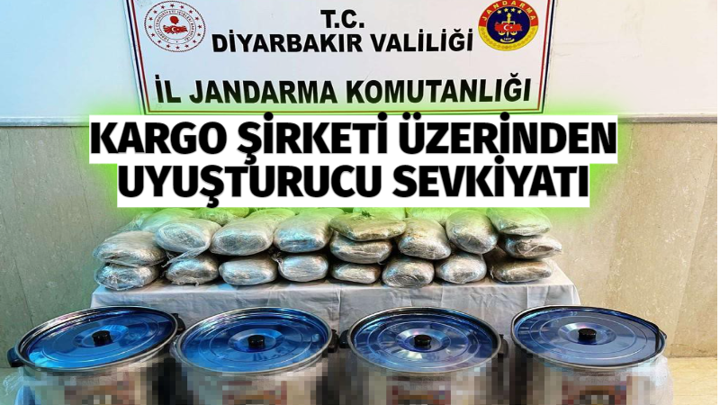 Diyarbakır’da kargo şirketi üzerinden uyuşturucu sevkiyatı!