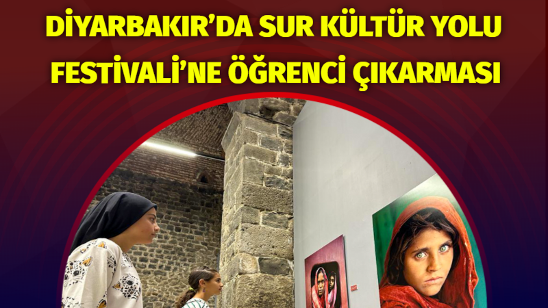 Diyarbakır’da Sur Kültür Yolu Festivali’ne öğrenci çıkarması