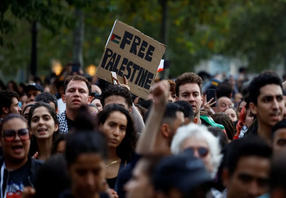 Paris, Lonrda ve Washington’dan Filistin’e destek eylemleri başladı