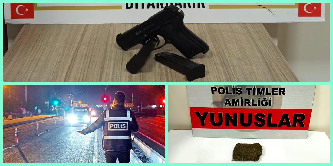 Diyarbakır’da ‘huzur’ uygulamasında 9 kişiye  tutuklama