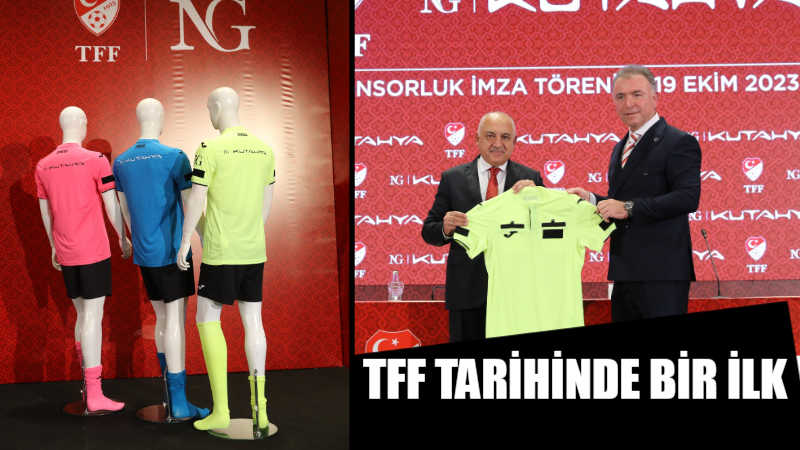 TFF ve NG Kütahya Seramik’ten tarihi sponsorluk anlaşması