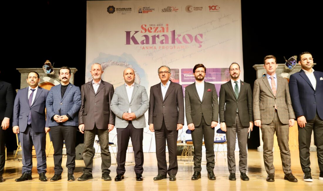 Diyarbakırlı şair ve yazar Sezai Karakoç anıldı
