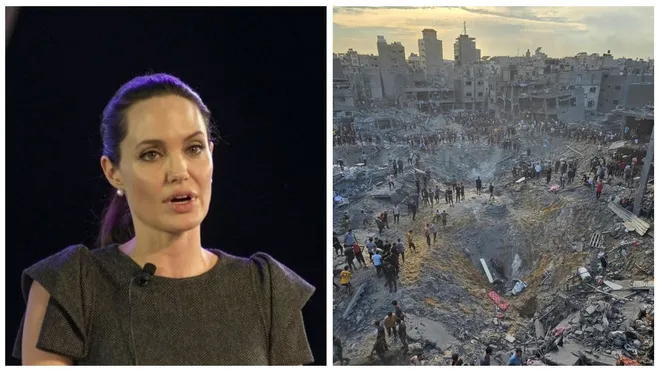 Angelina Jolie’den, İsrail’in  saldırısına tepki
