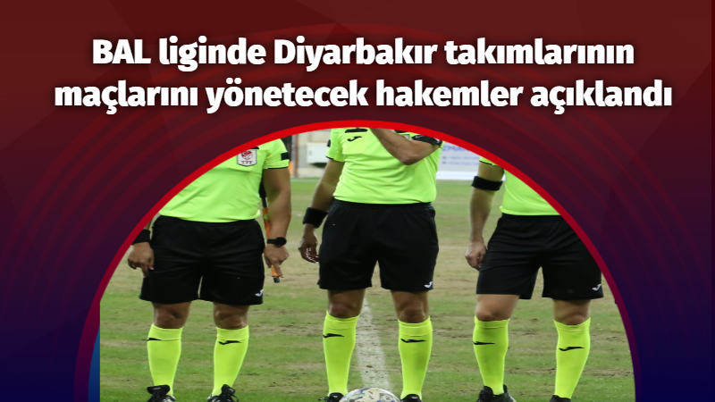 BAL liginde Diyarbakır takımlarının maçlarını yönetecek hakemler açıklandı