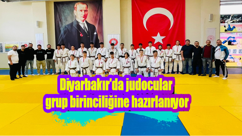 Diyarbakır’da judocular grup birinciliğine hazırlanıyor