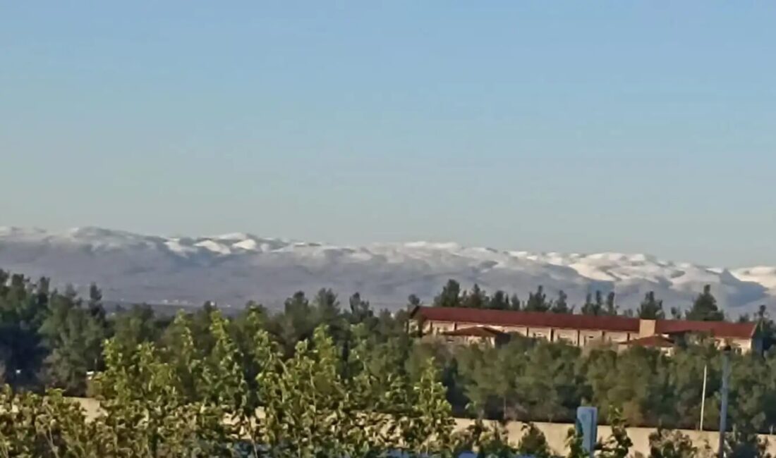Diyarbakır’ın o bölgesine mevsimin ilk karı düştü