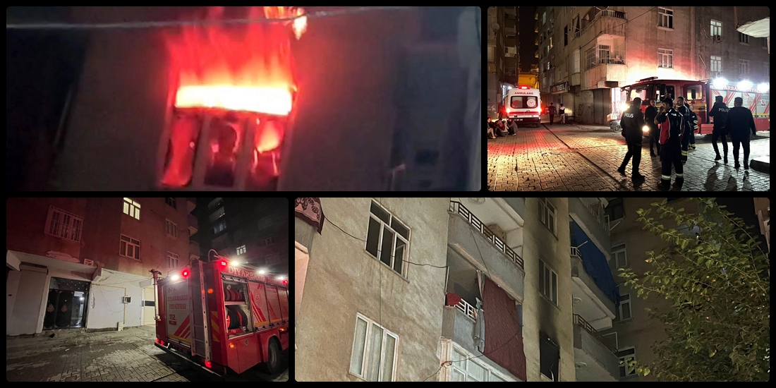 Diyarbakır’da prizde unutulan cihaz  yangına neden oldu