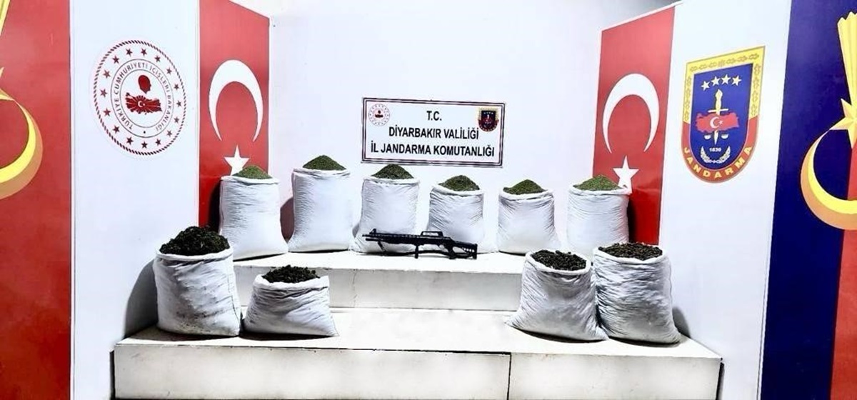 Diyarbakır’da yüzlerce kilo uyuşturucu ele geçirildi!