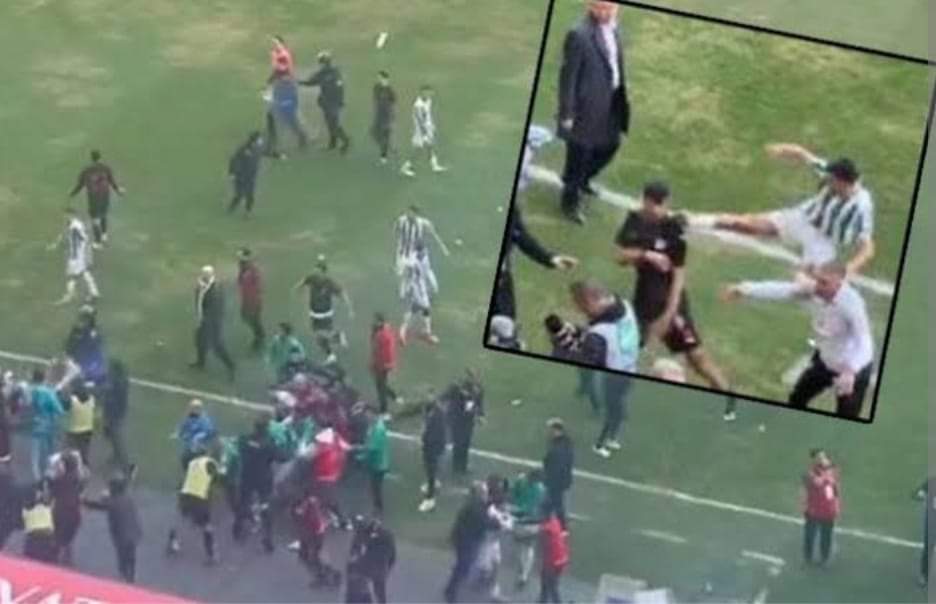 Diyarbekirspor maçında uçan tekme atan futbolcuya ödül gibi ceza