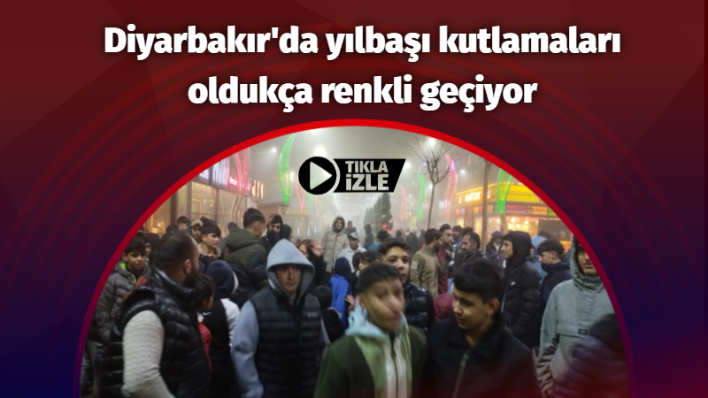 Diyarbakır'da  yılbaşı kutlamaları