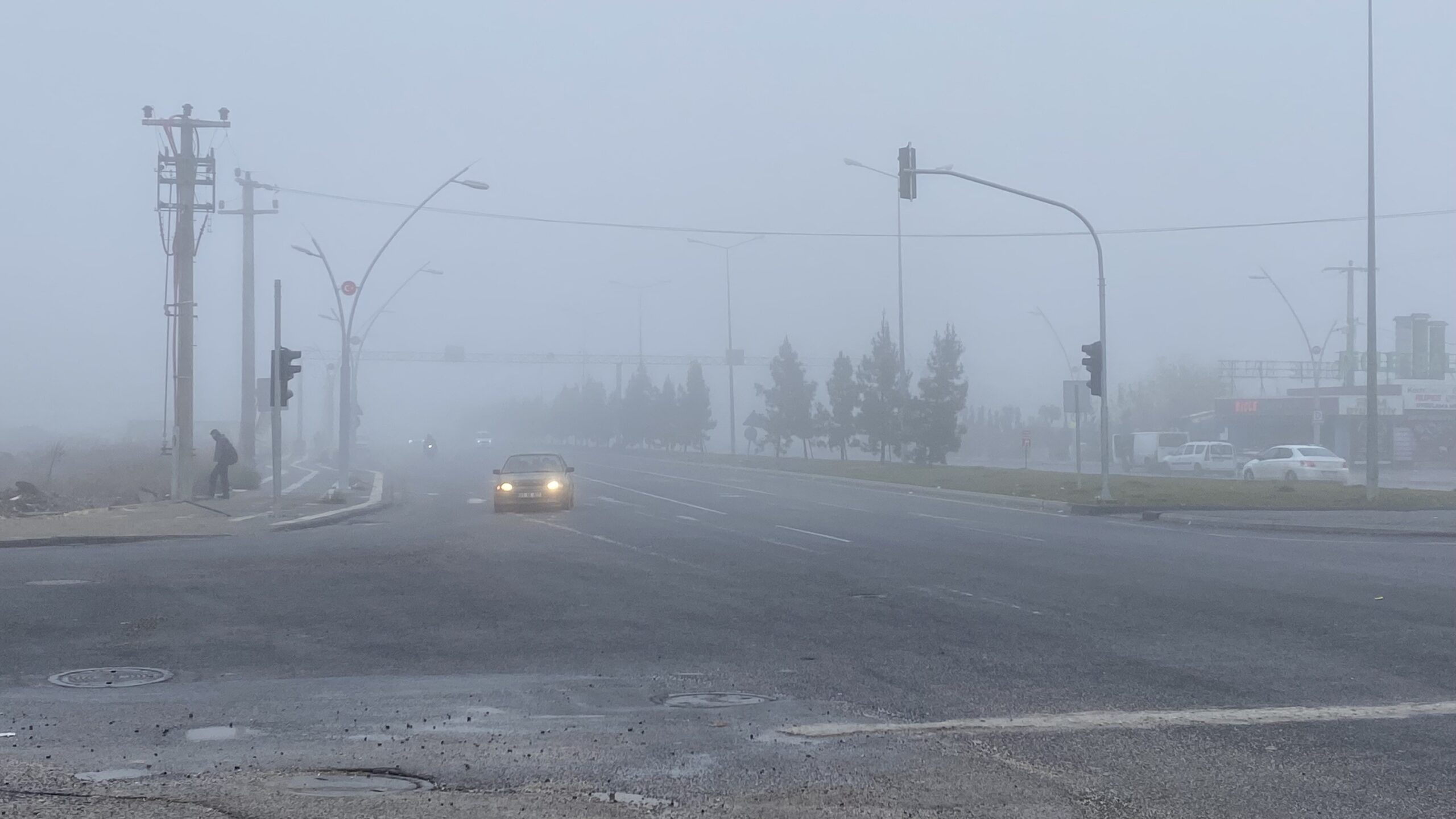 Diyarbakır’da yoğun sis etkili oluyor