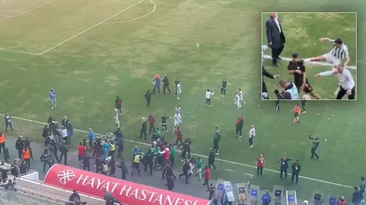 Bursaspor - Diyarbekirspor maçında