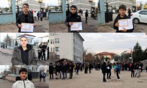 Diyarbakırlı öğrenciler karne sonrası duygularını paylaştı