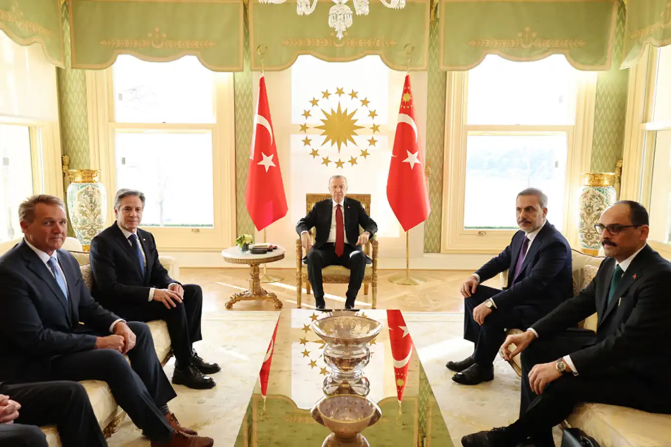 Erdoğan, ABD Dışişleri Bakanı Blinken’i kabul etti
