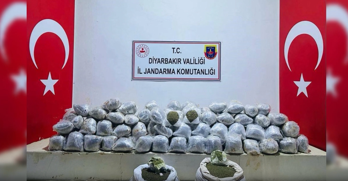 Diyarbakır’da 154 kilogram uyuşturucu ele geçirildi