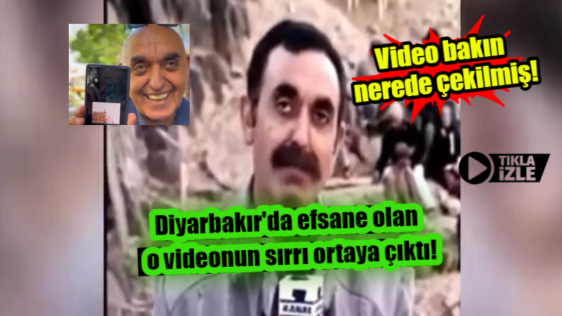 Diyarbakır’da efsane olan  o videonun sırrı ortaya çıktı!