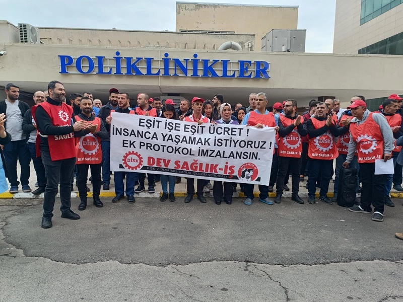 Diyarbakır’daki sağlıkçılardan ek protokol talebi!