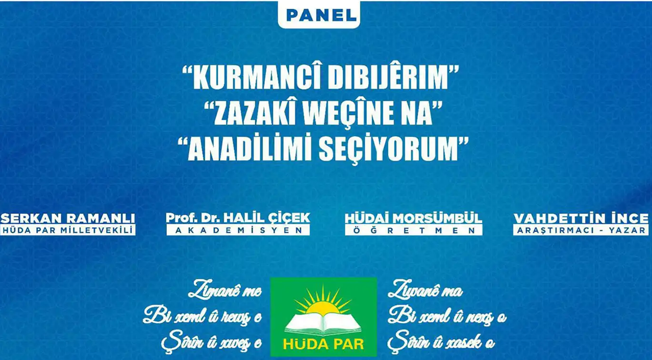 HÜDA PAR’dan Diyarbakır’da “Kürtçeyi Seçiyorum” programı