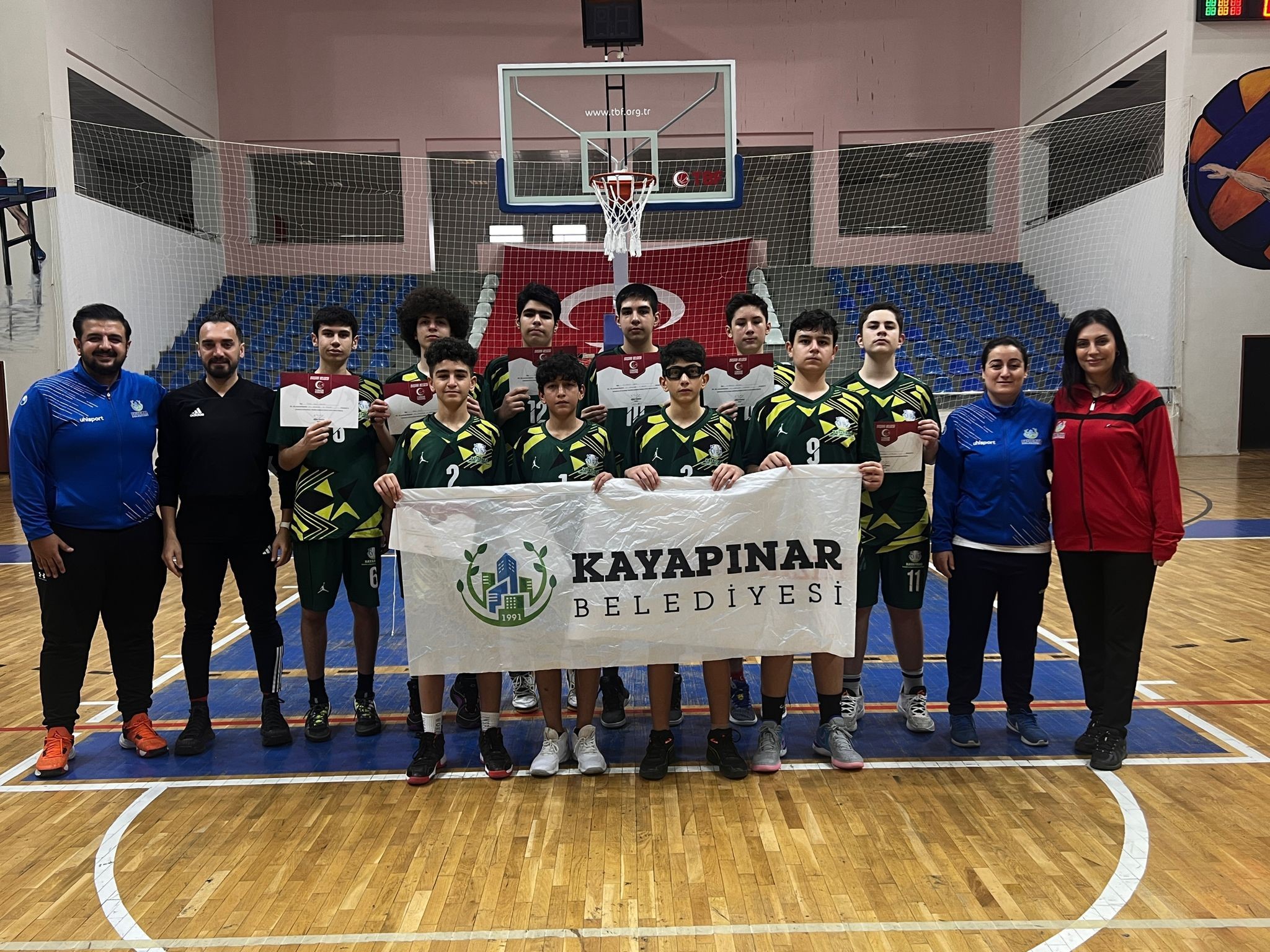  Diyarbakır U-14 Erkek Basketbol Takımı, yarı finale yükseldi!