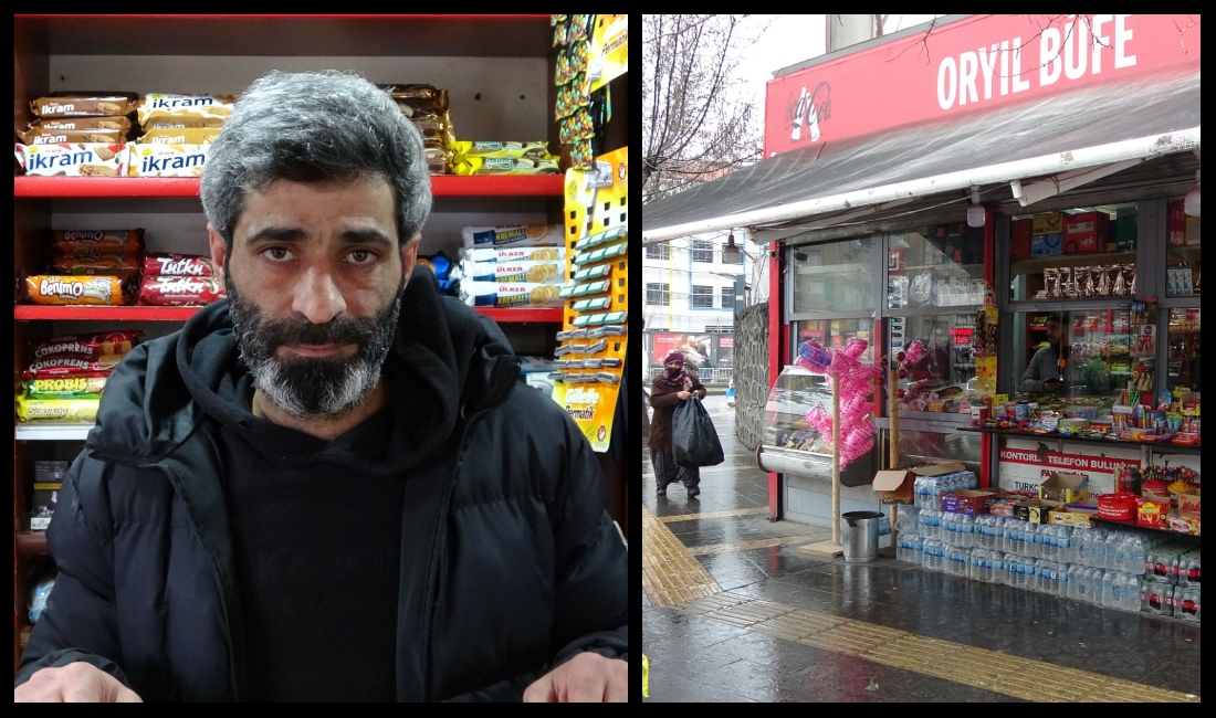 Diyarbakır'da büfe sahibi uyudu: Hırsız telefon, para ve sigara çaldı