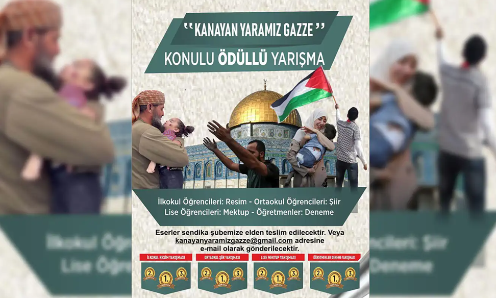 Diyarbakır’da ‘Kanayan Yaramız Gazze’ konulu ödüllü yarışma