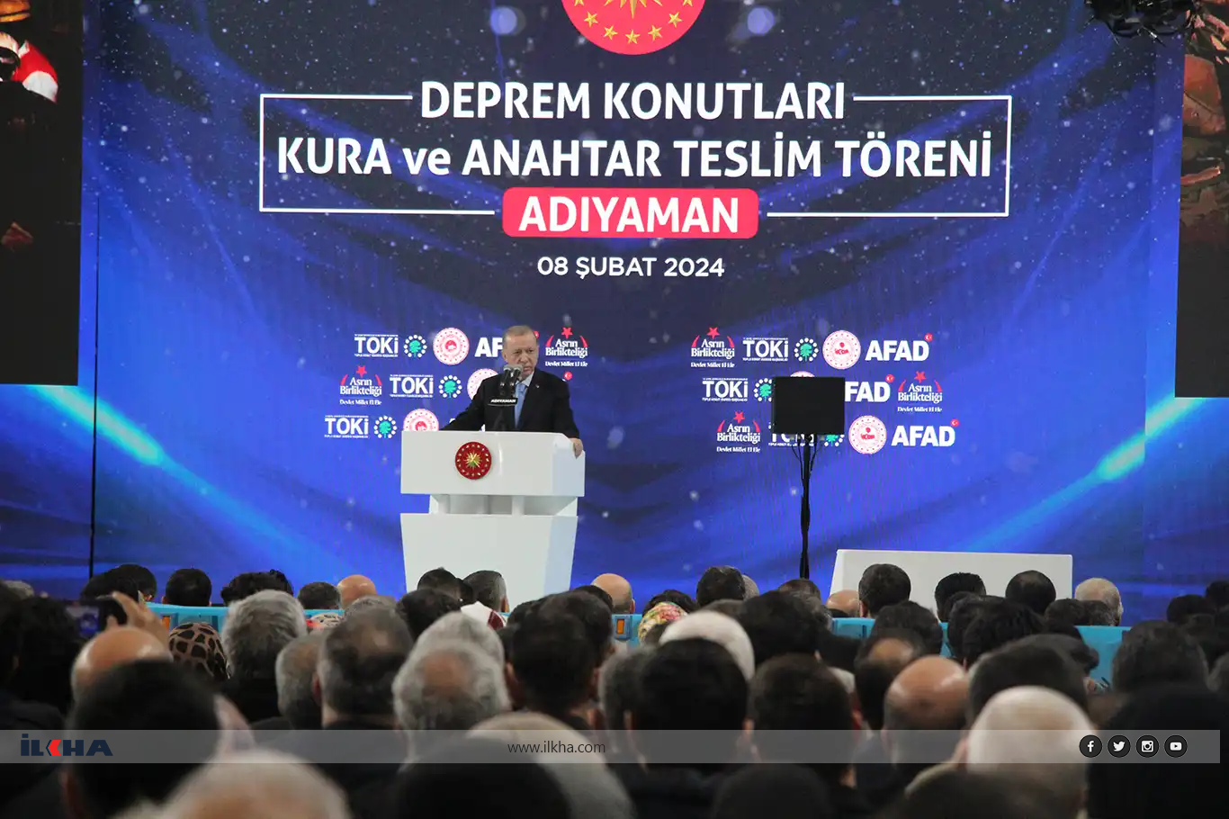 Erdoğan, Adıyaman’da 2 bin 798 Konutun Hak Sahipliği İçin Kura Çekimini Yaptı