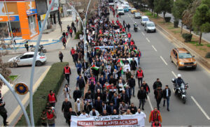 Diyarbakır’da Gazze için yürüdüler