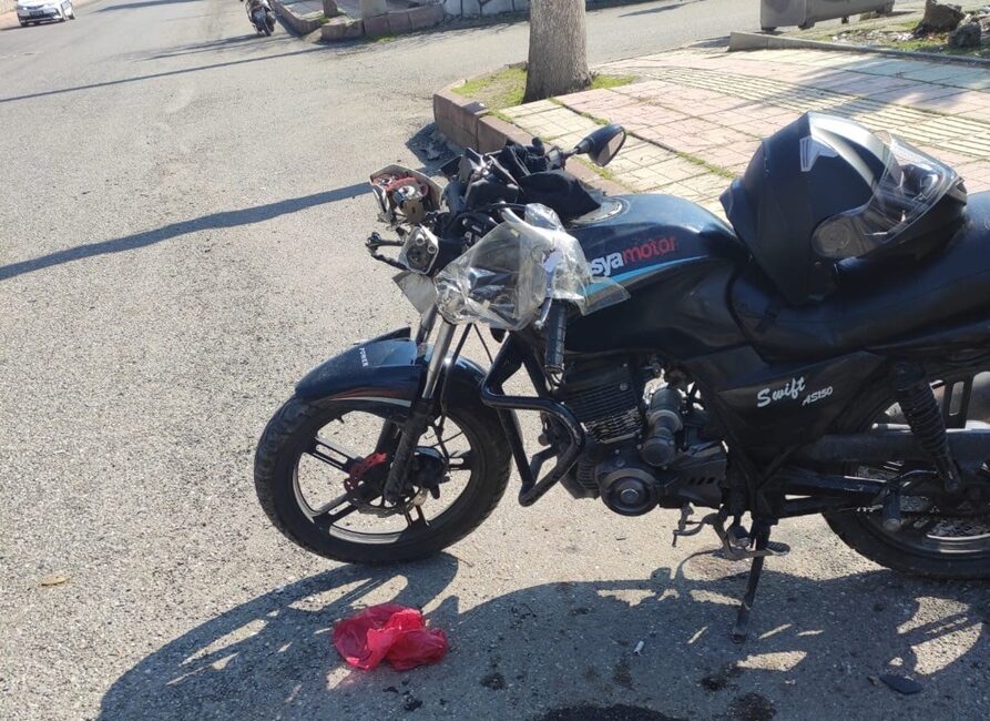 Siirt'te iki motosikletin çarpışması