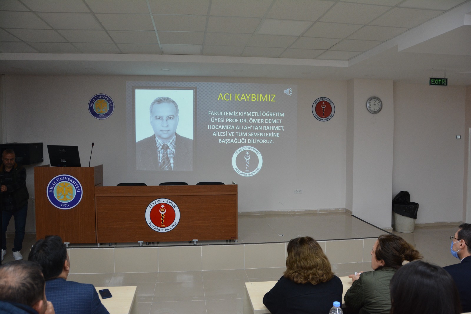 Diyarbakır’da Vefat Eden Profesör İçin Anma Töreni