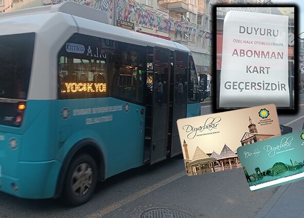 Diyarbakır’da özel halk otobüsleri