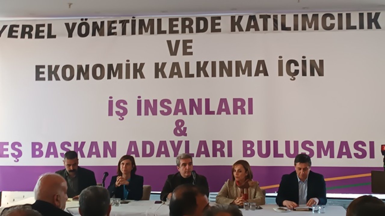 Diyarbakır’da DEM Parti ve iş insanları buluştu