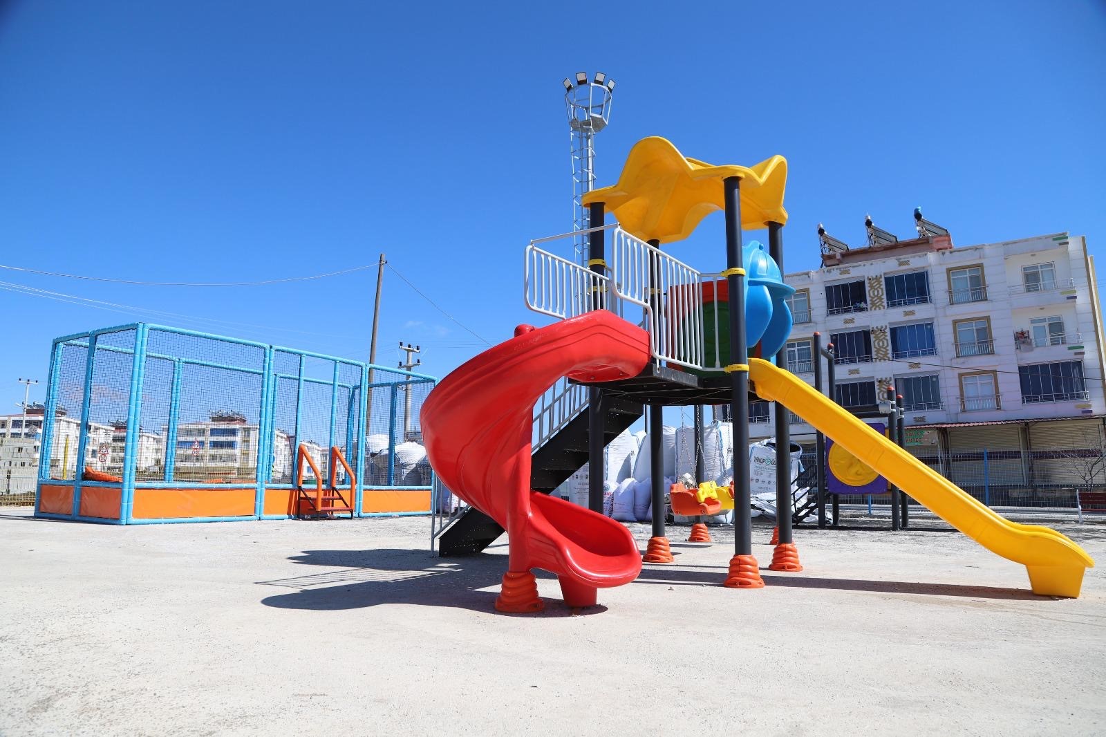 Ergani’de 3 yeni park tamamlandı