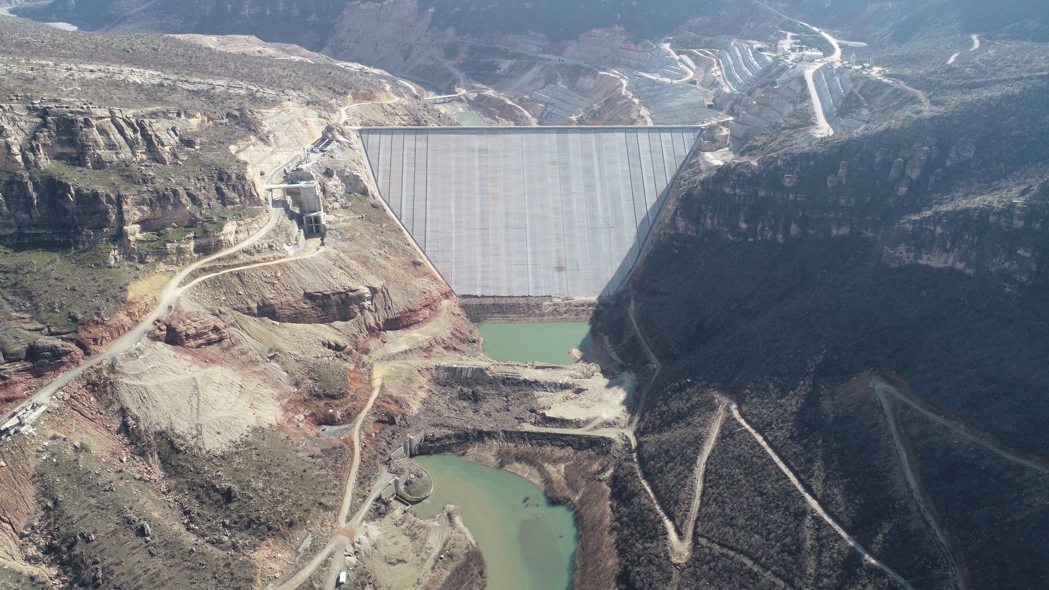 Silvan Barajı’nda çalışmalar aralıksız sürüyor