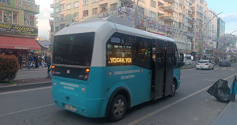 Diyarbakır’da özel halk otobüsleri