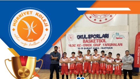 Diyarbakır Hürriyet Koleji Yıldız Erkek Basketbol Takımı Türkiye finallerinde