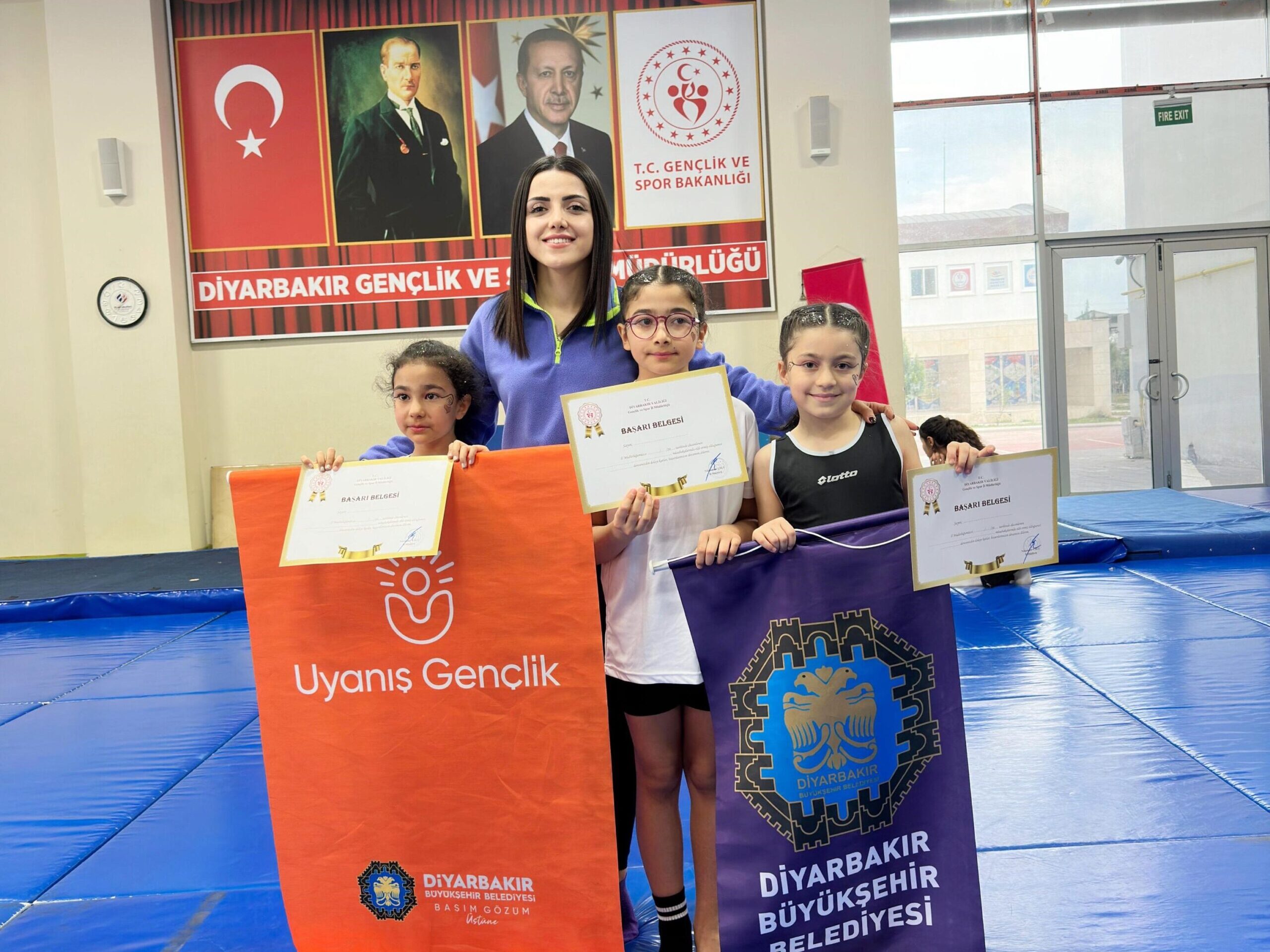 Diyarbakırlı Minik cimnastikçilerden büyük başarı!