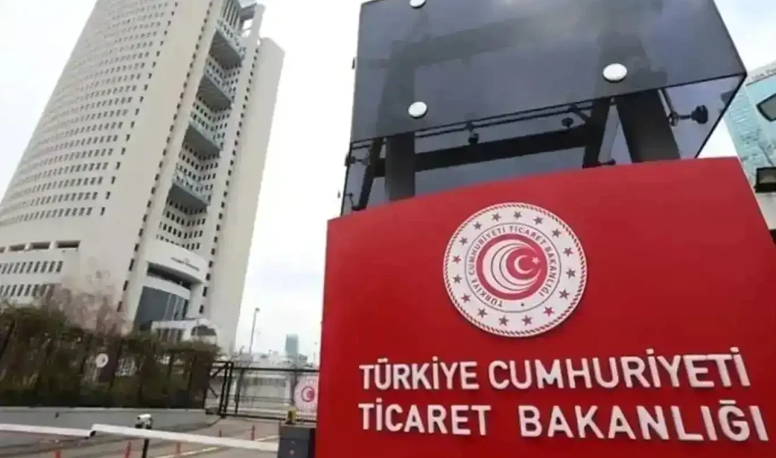 Ticaret Bakanlığı tarafından Türkiye'de
