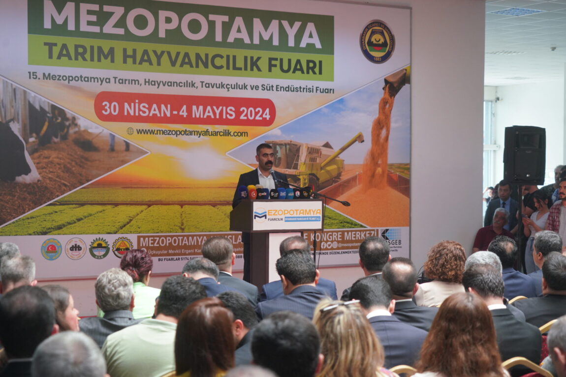 DBB Eş Başkanı Doğan Hatun "Mezopotamya Tarım ve Hayvancılık Fuarı"na katıldı