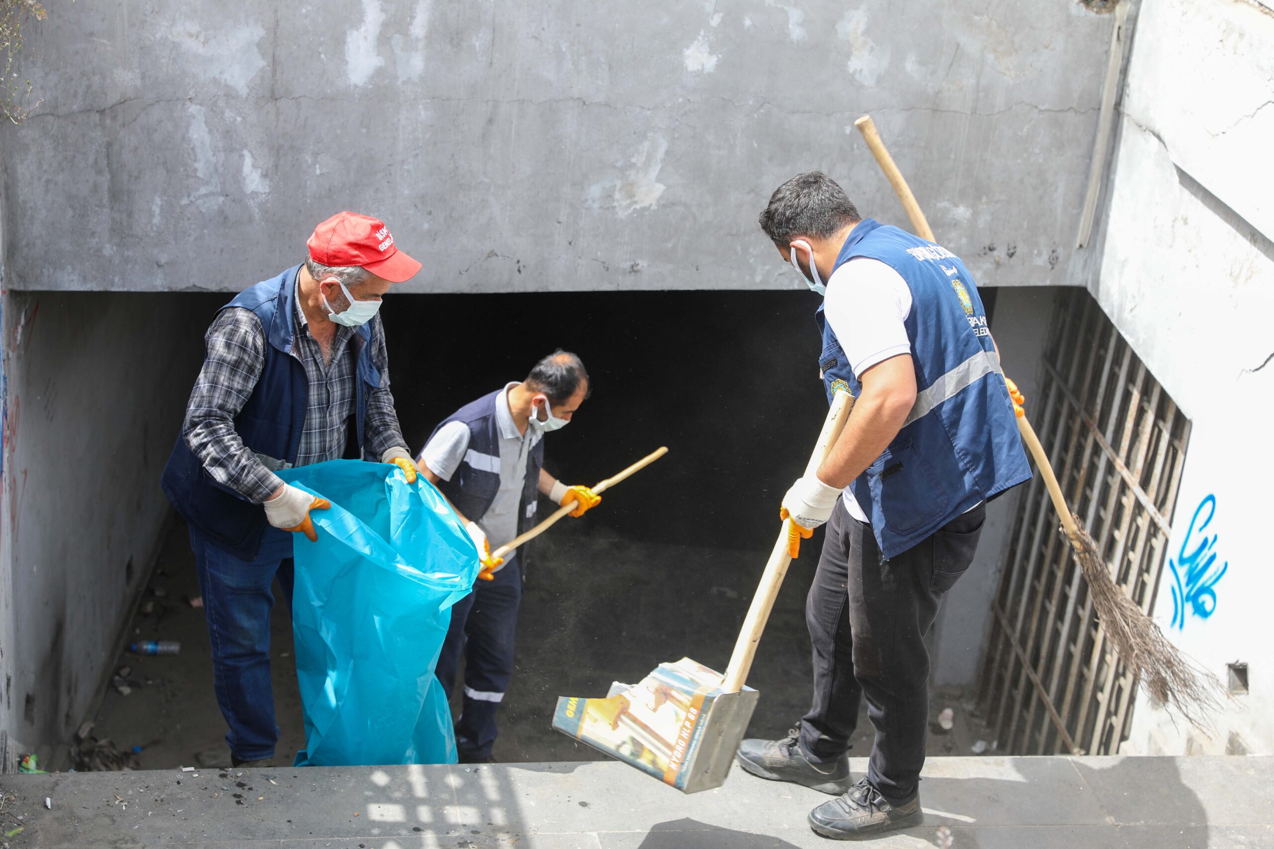 Diyarbakır'da Ofis Semti’ndeki altgeçit temizlendi